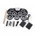 Musical Instrument Accessories Portable Electronic Drum Drumstick Foot Pedal G101 White black