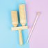 Musical Instrument Percussion Instrument High Low Clapper Percussion Toy Children Musical Instruments Wooden With Knock Stick Wood color