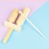 Musical Instrument Percussion Instrument High Low Clapper Percussion Toy Children Musical Instruments Wooden With Knock Stick Wood color