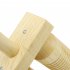 Musical Instrument Percussion Instrument High Low Clapper Percussion Toy Children Musical Instruments Wooden With Knock Stick Wood color