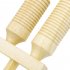 Musical Instrument Percussion Instrument High Low Clapper Percussion Toy Children Musical Instruments Wooden With Knock Stick Wood color