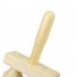 Musical Instrument Percussion Instrument High Low Clapper Percussion Toy Children Musical Instruments Wooden With Knock Stick Wood color