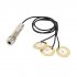 Musical Instruments Pickups Professional Piezo Contact Microphone Pickup Acoustic 3 in 1 for Guitar Violin Ukulele pickup