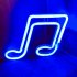 Musical Note LED Neon Sign USB Battery Powered Decoration Neon Lamp For Home Bedroom KTV Bar Party Wall Decor pink