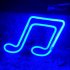 Musical Note LED Neon Sign USB Battery Powered Decoration Neon Lamp For Home Bedroom KTV Bar Party Wall Decor pink