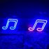 Musical Note LED Neon Sign USB Battery Powered Decoration Neon Lamp For Home Bedroom KTV Bar Party Wall Decor pink
