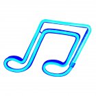 Musical Note LED Neon Sign USB/Battery Powered Decoration Neon Lamp For Home Bedroom KTV Bar Party Wall Decor blue
