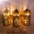 Muslim Light Wooden Lighthouse Shape Ramadan Eid Mubarak Decor for Islam Party Supplies JM01944