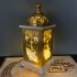 Muslim Ramadan Wind Lamp LED Light Wooden Hanging Pendant Eid Festival Holiday Decoration Long  1