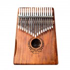 Muspor 17 Keys Wreath Acacia Kalimba Thumb Piano Mbira  Wood color