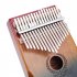 Muspor Kalimba 17 key Mahogany Thumb Piano Music Keyboard Mini Finger Piano Musical Instrument  color Gradient  without package