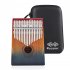 Muspor Kalimba 17 key Mahogany Thumb Piano Music Keyboard Mini Finger Piano Musical Instrument  color Gradient  without package