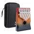 Muspor Kalimba 17 key Mahogany Thumb Piano Music Keyboard Mini Finger Piano Musical Instrument  color Gradient  without package