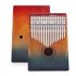 Muspor Kalimba 17 key Mahogany Thumb Piano Music Keyboard Mini Finger Piano Musical Instrument  color Gradient  without package