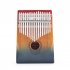 Muspor Kalimba 17 key Mahogany Thumb Piano Music Keyboard Mini Finger Piano Musical Instrument  color Gradient  with package
