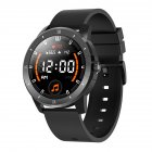 Mx12 <span style='color:#F7840C'>Smart</span> <span style='color:#F7840C'>Watch</span> Bluetooth Call Music Player Sports Bracelet Keep Health <span style='color:#F7840C'>Smart</span> <span style='color:#F7840C'>Watch</span> Black silicone belt