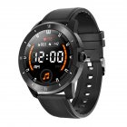 Mx12 <span style='color:#F7840C'>Smart</span> <span style='color:#F7840C'>Watch</span> Bluetooth Call Music Player Sports Bracelet Keep Health <span style='color:#F7840C'>Smart</span> <span style='color:#F7840C'>Watch</span> Black dial brown leather belt