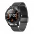 Mx12 Smart Watch Bluetooth Call Music Player Sports Bracelet Keep Health Smart Watch Black dial brown leather belt