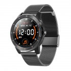 Mx12 <span style='color:#F7840C'>Smart</span> <span style='color:#F7840C'>Watch</span> Bluetooth Call Music Player Sports Bracelet Keep Health <span style='color:#F7840C'>Smart</span> <span style='color:#F7840C'>Watch</span> Black dial black steel belt