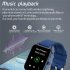 Mx7 Men Women Smart Watch Body Temperature Text Bluetooth compatible Call Ip68 Waterproof Sports Bracelet black steel