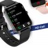 Mx7 Men Women Smart Watch Body Temperature Text Bluetooth compatible Call Ip68 Waterproof Sports Bracelet Gold Steel