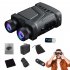 N002 Night Vision Goggles 4k Infrared Digital Binoculars Full Color HD Visible Night Vision Device for Photo Video Black
