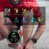 N08s Smart Watch Phone Application Information Notification Reminder Exercise Sleep Blood Pressure Heart Rate Monitoring Bracelet black