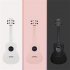N1 Composite Carbon Fiber Ukulele Smooth Neck 12 fret Strings Portable Lightweight Musical Instrument For Professional Beginner White