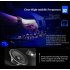N1 Wired Gaming Headphone Deep Bass Game Earphone Stereo Surrounded Foldable LED Headphones with Microphone  black