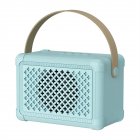 N10 Retro Bluetooth Speaker Wireless Portable Mini Radio Aux Subwoofer Home Small Speaker blue