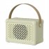 N10 Retro Bluetooth Speaker Wireless Portable Mini Radio Aux Subwoofer Home Small Speaker yellow