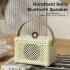 N10 Retro Bluetooth Speaker Wireless Portable Mini Radio Aux Subwoofer Home Small Speaker yellow