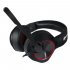 N11U PC Gamer Gaming Headset Casque 7 1 Channel Sound Wired USB Earphone Headphones with Mic Volume Control LED for Computer Black   red