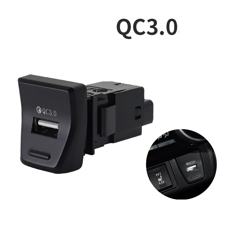 For Toyota Rav4 2019 2020 5th Central Control Position Qc3.0 Car  Charger Lossless Upgrade QC3.0
