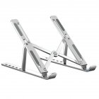 N8 Laptop Stand Aluminum Alloy Computer Folding Riser Adjustable Laptops PC Tabletop Mount For Notebook Tablet Computer N3 silver