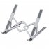 N8 Laptop Stand Aluminum Alloy Computer Folding Riser Adjustable Laptops PC Tabletop Mount For Notebook Tablet Computer N8 silver  die cast paint 