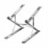 N8 Laptop Stand Aluminum Alloy Computer Folding Riser Adjustable Laptops PC Tabletop Mount For Notebook Tablet Computer N8 gray  die cast paint 