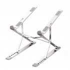 N8 Laptop Stand Aluminum Alloy Computer Folding Riser Adjustable Laptops PC Tabletop Mount For Notebook Tablet Computer N8 silver (oxidized)