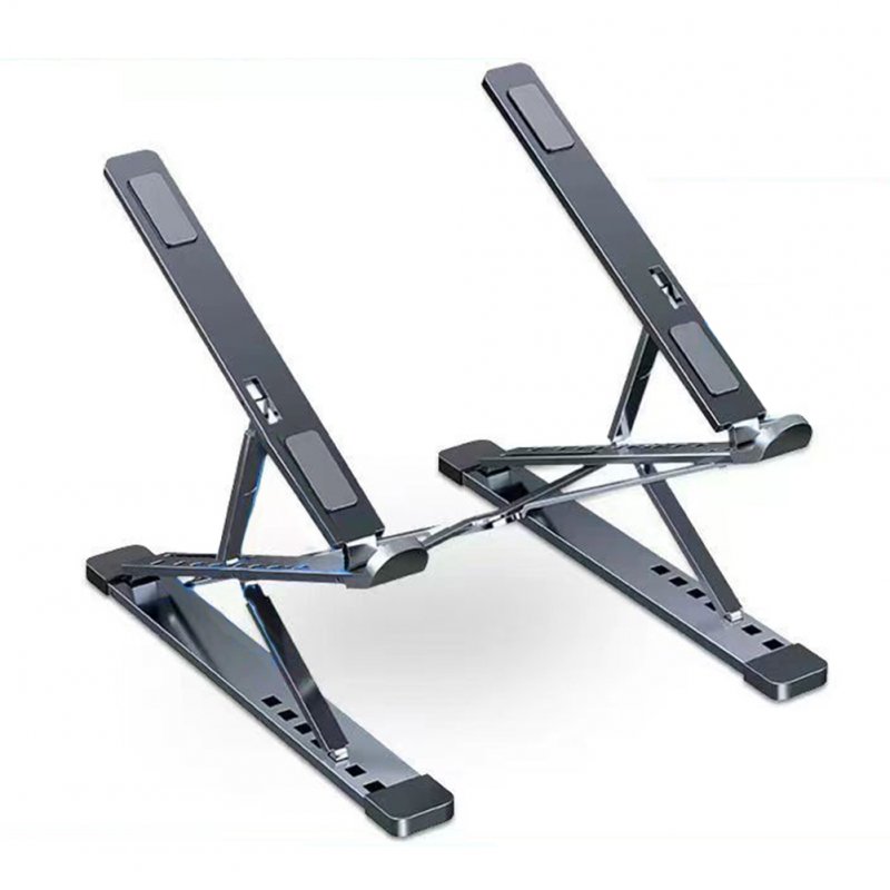 N8 Laptop Stand Aluminum Alloy Computer Folding Riser Adjustable Laptops PC Tabletop Mount For Notebook Tablet Computer N8 gray (die-cast paint)