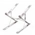N8 Laptop Stand Aluminum Alloy Computer Folding Riser Adjustable Laptops PC Tabletop Mount For Notebook Tablet Computer N8 silver  oxidized 