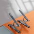 N8 Laptop Stand Ergonomic Laptops Desk Elevator Aluminium Alloy Folding Holder For Notebook Computer Laptop Tablet N8 gray  die cast paint 