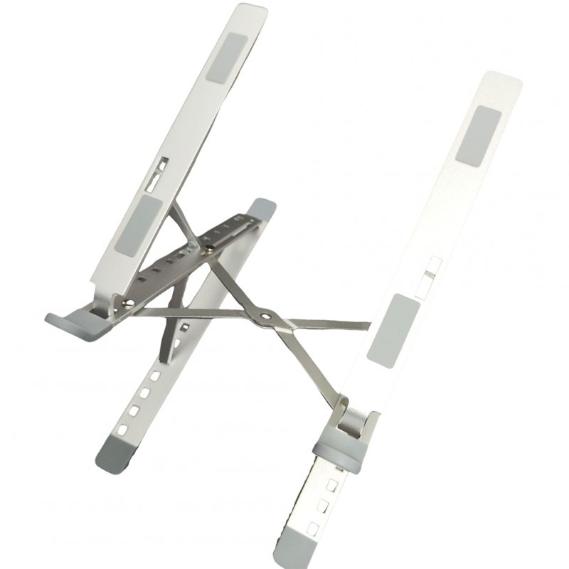 N8 Laptop Stand Ergonomic Laptops Desk Elevator Aluminium Alloy Folding Holder For Notebook Computer Laptop Tablet N8 silver (oxidized)