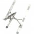 N8 Laptop Stand Ergonomic Laptops Desk Elevator Aluminium Alloy Folding Holder For Notebook Computer Laptop Tablet N8 silver  oxidized 