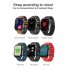N90 Smart Watch Square Ecg Heart Rate Blood Pressure Blood Oxygen Text 1 7 inch Full Touch screen Ip68 Waterproof Compatible For Huawei Ios red