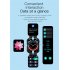 N98 Smart Watch Heart Rate Blood Pressure Sleep Monitoring Siri Voice Calling Sports Music Bracelet blue