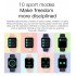 N98 Smart Watch Heart Rate Blood Pressure Sleep Monitoring Siri Voice Calling Sports Music Bracelet black