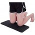 NBR Workout Mat Thick Yoga Knee Pad Cushion Extra Support for Knees Wrists Elbows 60 25 1 5 black 60 25 1 5