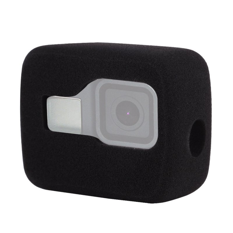 ND1000 Lens Filter for DJI Osmo Action GoPro HERO8 Black Host Windshield Noise Reduction Foam Cover black
