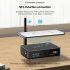 NFC Audio Receiver Adapter Home HIFI Stereo Music Receiver Theater System Stereo Audio Receivers 3 5mm AUX RCA USB Flash Drive TF Player black