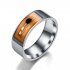NFC Multifunctional Waterproof Intelligent Ring Smart Digital Ring Gift Silver 9